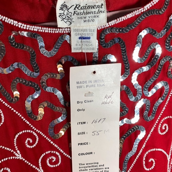 NWT! VINTAGE Glamorous Beaded and Sequined Top - Picture 3 of 8